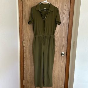 Girlfriend Collective Green Jumpsuit